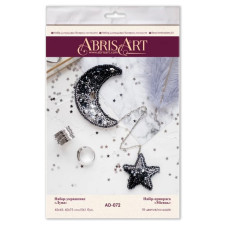 Набір для вишивання бісером прикраси "Місяць" AD-072 на натуральному полотні (AD-072)