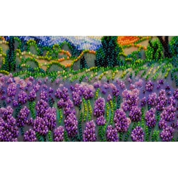 Набір-міді для вишивання бісером "Літні спогади" AMB-115 на натуральному полотні (AMB-115)