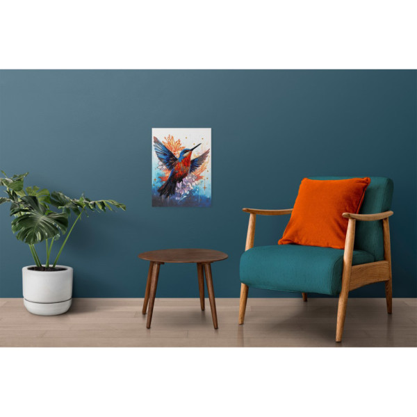 Набор для вышивания бисером "Красочный взмах крыла" AB-901 на натуральном холсте(AB-901)