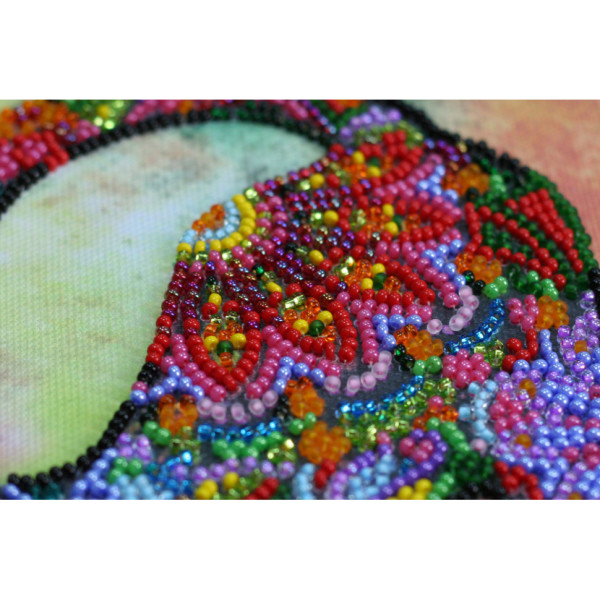 Набор-миди для вышивки бисером "Игривый котенок" AMB-060 20х20 см(AMB-060)