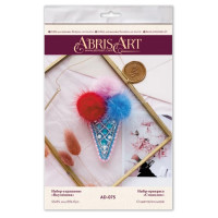 Набір для вишивання бісером прикраси "Смаколик" AD-075 на натуральному полотні (AD-075)