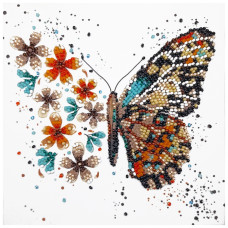 Набор-мини для вышивки бисером "Тигровые крылья" AM-239 15х15 см(AM-239)