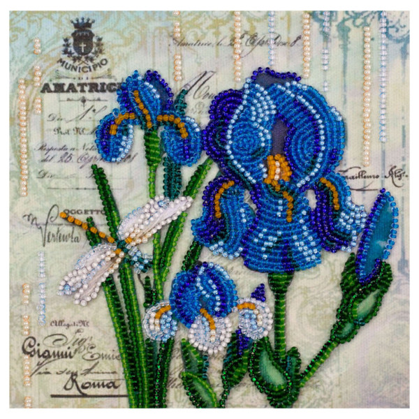 Набір для вишивання бісером "Ультрамарин AM-181 на натуральному полотні (AM-181)