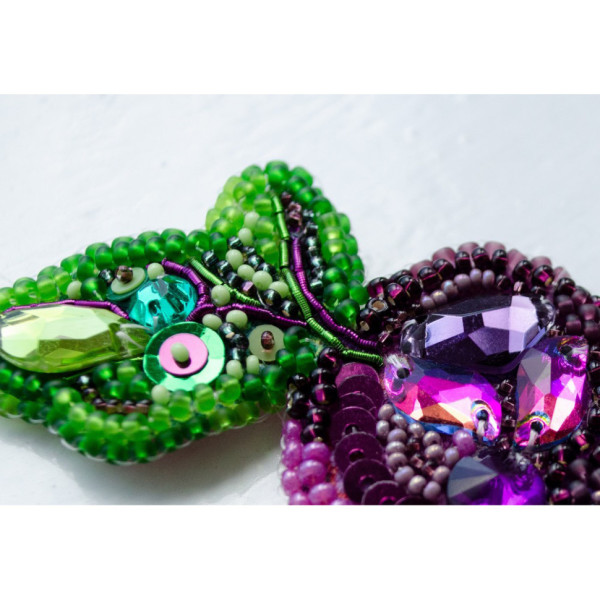 Набор для вышивания бисером украшения "Свекла" AD-231 на натуральном холсте(AD-231)