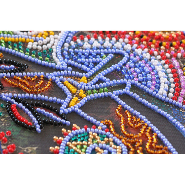 Набор-миди для вышивки бисером "Хамелеон" AMB-034 20х20 см(AMB-034)