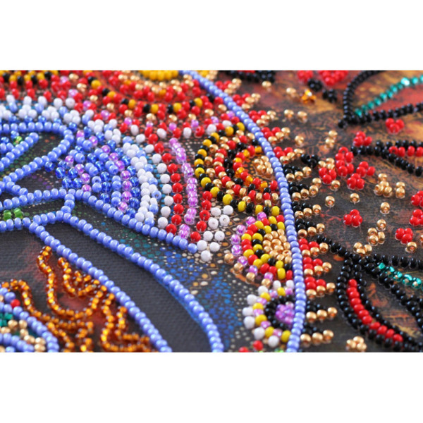 Набор-миди для вышивки бисером "Хамелеон" AMB-034 20х20 см(AMB-034)