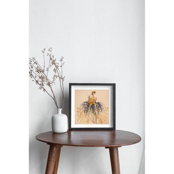 Набор-миди для вышивки бисером "Звездный вальс" AMB-097 20х20 см(AMB-097)