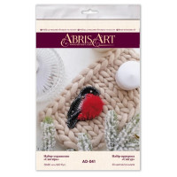Набір для вишивання бісером прикраси "Снігур" AD-041 на натуральному полотні (AD-041)