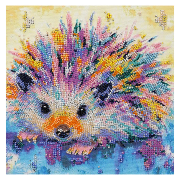Набор-миди для вышивки бисером "Ежик" AMB-101 20х20 см(AMB-101)