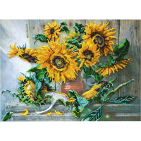 Набір для вишивання бісером "Квіти сонця" AB-266 43х32 см (AB-266)