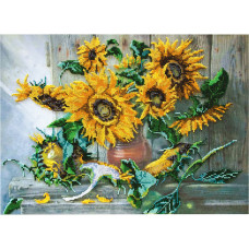 Набір для вишивання бісером "Квіти сонця" AB-266 43х32 см (AB-266)