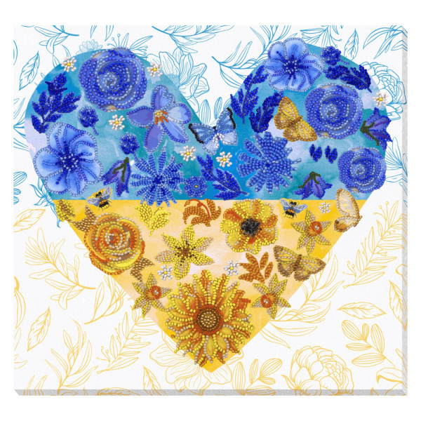 Набір для вишивання бісером "Завжди у серці" AB-871 33х32 см (AB-871)