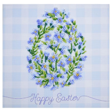 Набір для вишивання бісером "Пасхальний пролісок" AM-241 на натуральному полотні (AM-241)