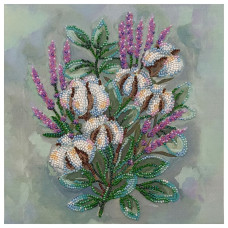 Набір-міді для вишивання бісером "Ніжний сон" AMB-091 на натуральному полотні (AMB-091)