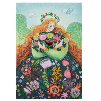 Набір для вишивання бісером "Закохана весна" AB-894 на натуральному полотні (AB-894)