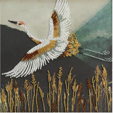 Набір-міді для вишивання бісером "Повернення додому" AMB-102 на натуральному полотні (AMB-102)