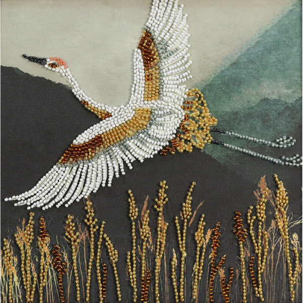 Набір-міді для вишивання бісером "Повернення додому" AMB-102 на натуральному полотні (AMB-102)