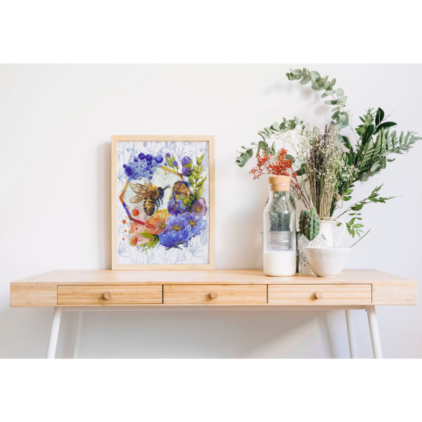 Набір для вишивання бісером "Квітковий мед" AB-906 26х20 см (AB-906)