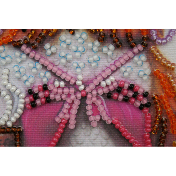 Набор для вышивки бисером "Сова с чашкой кофе" AM-104 15х15 см(AM-104)