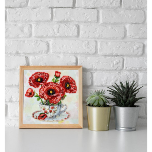 Набір-міні для вишивання бісером "Натхненний ранок" AM-250, 15х15 см (AM-250)