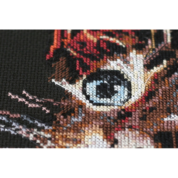 Набір для вишивання хрестиком "Пушистик" AH-062 30х35 см (AH-062)