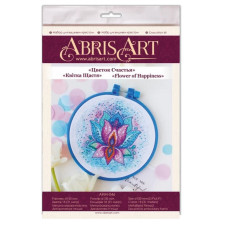 Набір для вишивання хрестиком "Квітка Щастя" AHM-046 з п'яльцем (AHM-046)