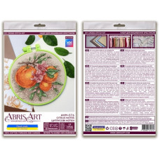 Набір для вишивання хрестиком "Цитрусові нотки" AHM-076 з п'яльцем (AHM-076)