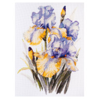 Набор для вышивки крестиком "Ирисы" AH-142 30х21 см(AH-142)