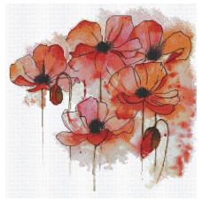 Набір для вишивання хрестиком "Акварельна фантазія" AH-178 28х28 см (AH-178)