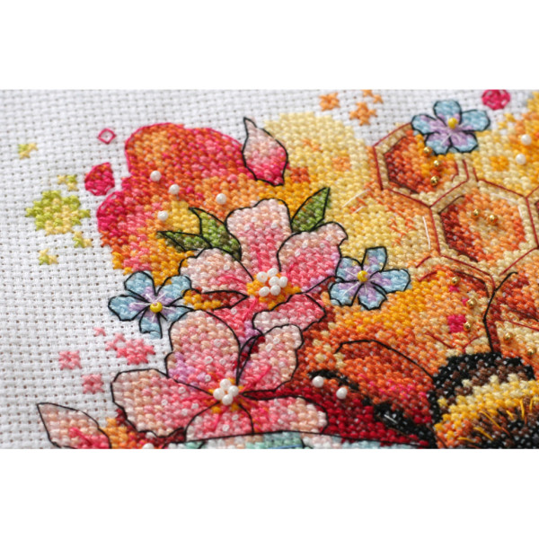 Набір для вишивання хрестиком "Різнотрав'я" AH-086 25х20 см