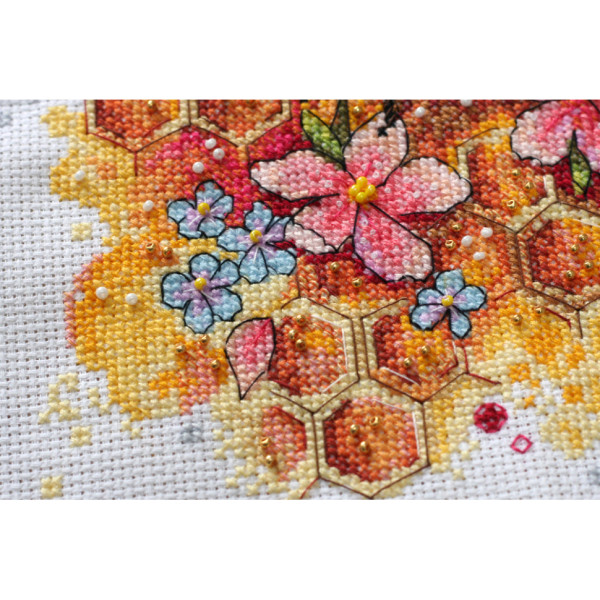 Набір для вишивання хрестиком "Різнотрав'я" AH-086 25х20 см