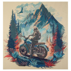 Набір для вишивання хрестиком "Подорож вдалину" AH-213 35х37 см (AH-213)