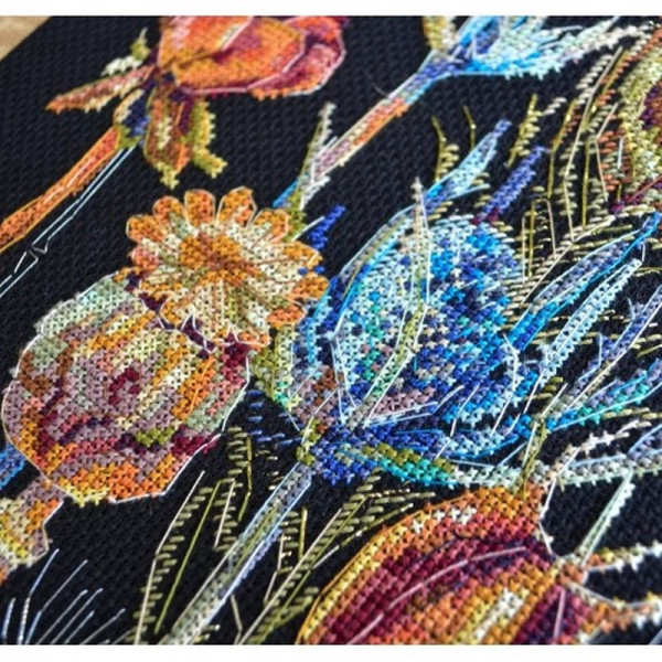 Набір для вишивання хрестиком "Пам'ятаючи" AH-208 з п'яльцями (AH-208)