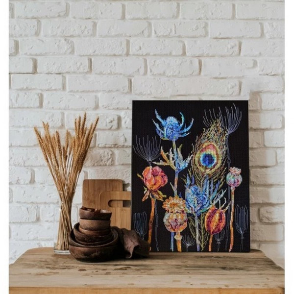 Набір для вишивання хрестиком "Пам'ятаючи" AH-208 з п'яльцями (AH-208)