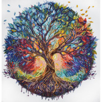 Набір для вишивання хрестиком "Центр Всесвіту" AH-211 з п'яльцями (AH-211)