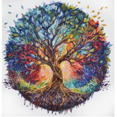 Набір для вишивання хрестиком "Центр Всесвіту" AH-211 з п'яльцями (AH-211)