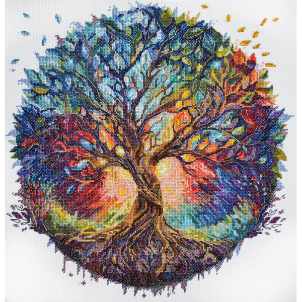 Набір для вишивання хрестиком "Центр Всесвіту" AH-211 з п'яльцями (AH-211)