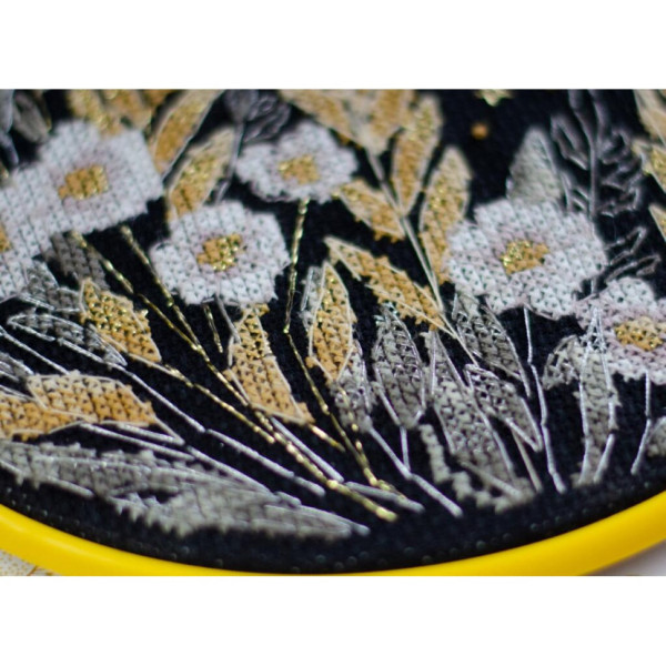 Набір для вишивання хрестиком "Блиск від зоряного сяйва" AHM-080, 17х17 см (AHM-080)