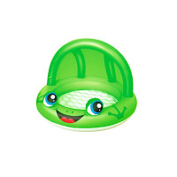 Дитячий надувний басейн BW 52189 з надувним дном  Жабеня (52189(Green))