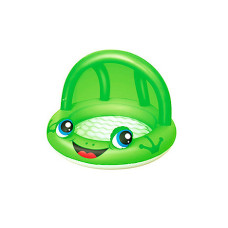 Дитячий надувний басейн BW 52189 з надувним дном  Жабеня (52189(Green))