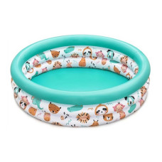 Дитячий круглий басейн "Звірята" 51008-2 розмір 102х25 см (51008-2)