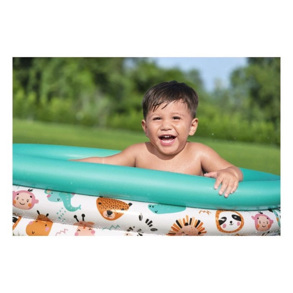 Дитячий круглий басейн "Звірята" 51008-2 розмір 102х25 см (51008-2)