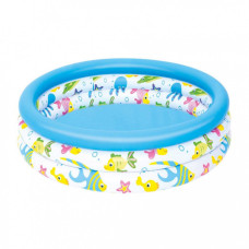 Дитячий надувний басейн 51008 круглий, 102-25 см (51008-1)