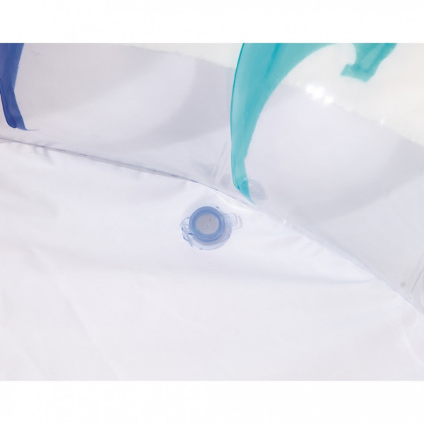 Надувной бассейн семейный 54066  эллиптический, 234-153-51см