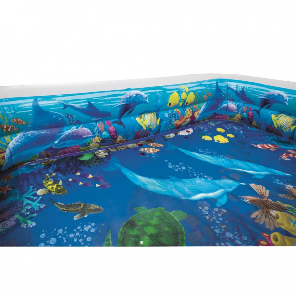 Бассейн детский надувной 54177, 2 кольца 262-175-51см