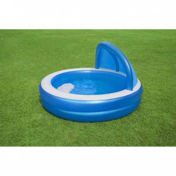 Бассейн семейный 54337 с козырьком от солнца 241-241-140 см