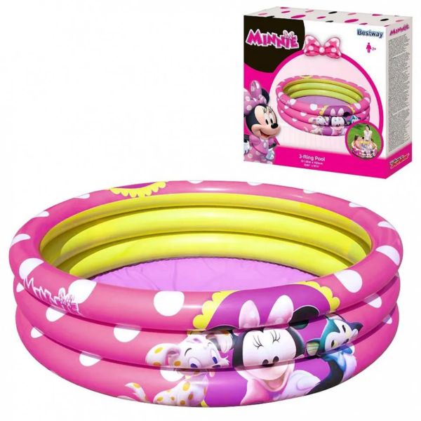 Бассейн детский надувной BW 91060  круглый