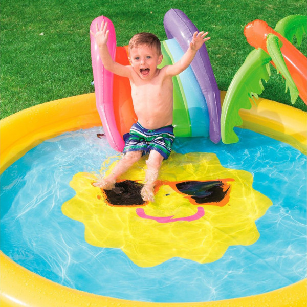 Басейн дитячий Сонечко Bestway 53071 з гіркою