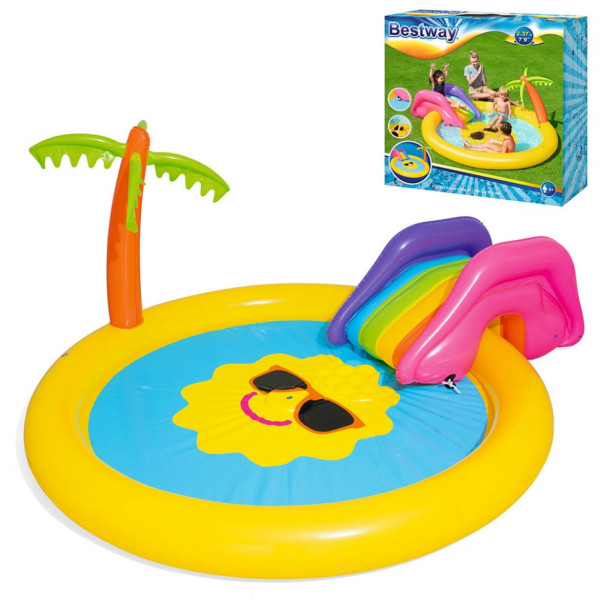Басейн дитячий Сонечко Bestway 53071 з гіркою