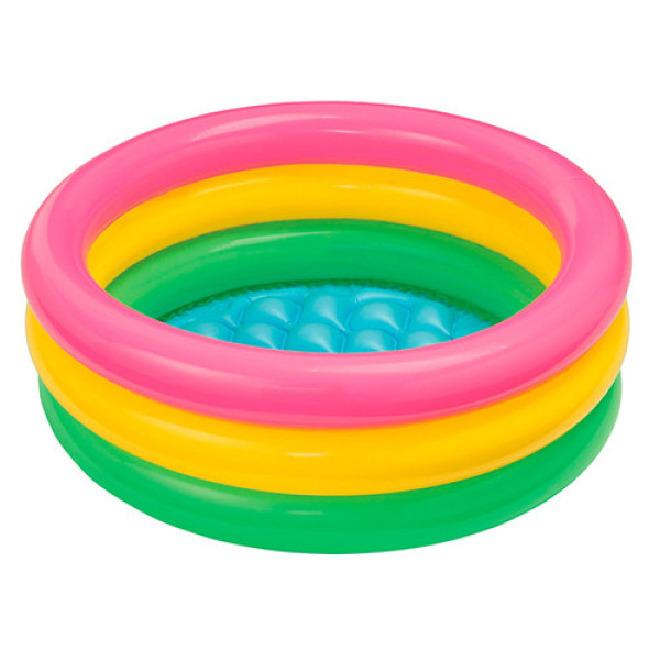 Дитячий надувний басейн Веселка 58924 на 68 літрів (58924)